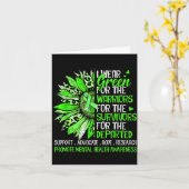 Green sunflower warriors survivors mental healthGr カード (黄色い花)