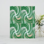 Green swirl Scrapbook Paper (スタンド正面)