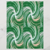 Green swirl Scrapbook Paper (正面)