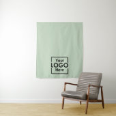 Green Table Runner Banner Business Logo Events タペストリー (インサイチュ)