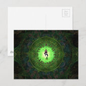 Green Tara – 危険と苦しみからの保護 ポストカード (正面/裏面)