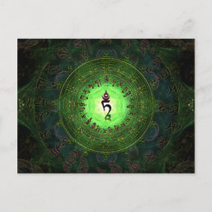Green Tara – 危険と苦しみからの保護 ポストカード