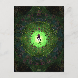 Green Tara – 危険と苦しみからの保護 ポストカード