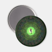 Green Tara – 危険と苦しみからの保護 マグネット (正面/裏面)