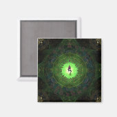 Green Tara – 危険と苦しみからの保護 マグネット (正面/裏面)