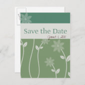 Green Tea開花保存日 案内ポストカード (正面/裏面)
