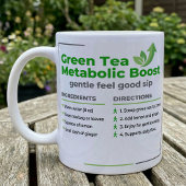 Green Tea Lemon Ginger Steep Guide コーヒーマグカップ