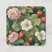 Green Teacup Berry 結婚 in Love's Registry エンクロージャーカード (裏面)