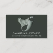 Green teal tail bustier costume mermaid 名刺 (正面)