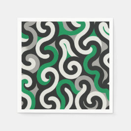 Green Team スタンダードカクテルナプキン