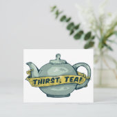 Green Teapot thirst tea ポストカード (スタンド正面)