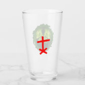 Green Temple タンブラーグラス (裏面)