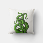 Green Tentacles クッション (正面)