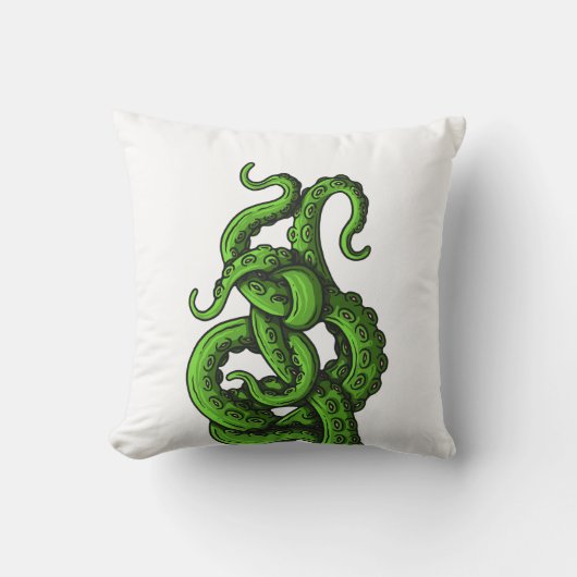 Green Tentacles クッション (正面)