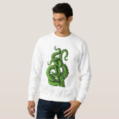 Green Tentacles スウェットシャツ (正面フル)