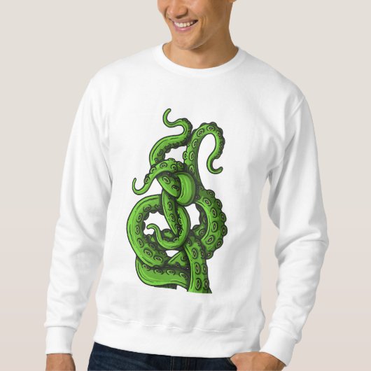 Green Tentacles スウェットシャツ (正面)