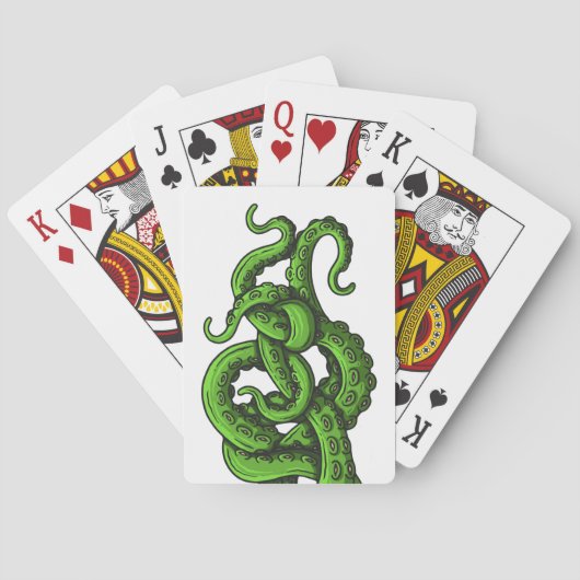 Green Tentacles トランプ (裏面)