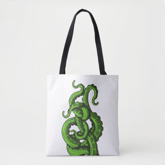 Green Tentacles トートバッグ (正面)