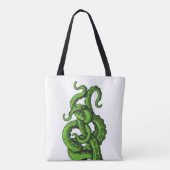 Green Tentacles トートバッグ (裏面)