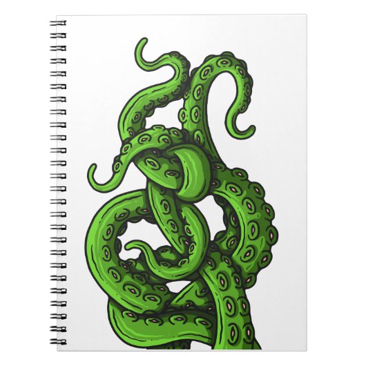 Green Tentacles ノートブック (正面)