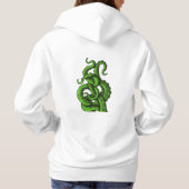 Green Tentacles パーカ (裏面)
