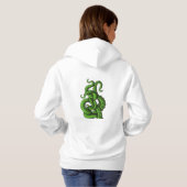 Green Tentacles パーカ (裏面フル)
