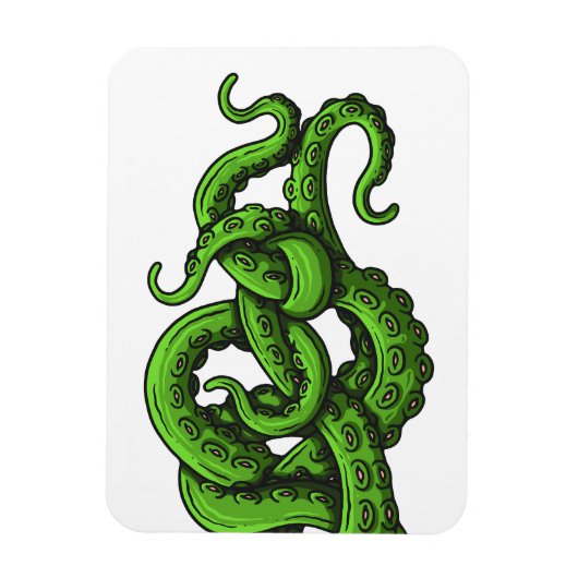 Green Tentacles マグネット (縦)