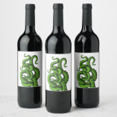 Green Tentacles ワインラベル (ボトル)