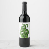 Green Tentacles ワインラベル (正面)