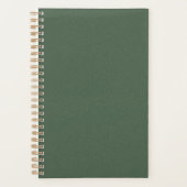 Green Textured 5.5x8.5 Planner for Home or Office プランナー手帳 (正面)