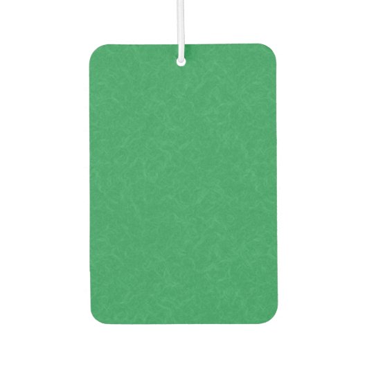 Green textured surface with  swirling pattern カーエアーフレッシュナー (正面)