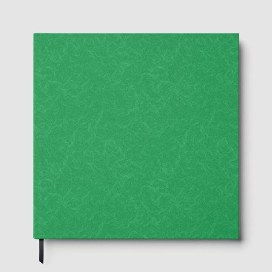 Green textured surface with  swirling pattern ゲストブック (正面)