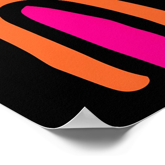 Green Third Eye Alien – Funky Neon Pop Art Wall ポスター (角)