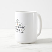 Green Thumb Magic | 都市ガーデニング コーヒーマグ コーヒーマグカップ (正面右)