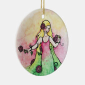 Green Thumb Springtime  セラミックオーナメント (右)