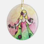 Green Thumb Springtime  セラミックオーナメント (左)