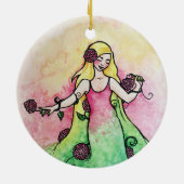 Green Thumb Springtime  セラミックオーナメント (裏面)