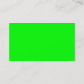 Green Tiger Beetle名刺 名刺 (裏面)