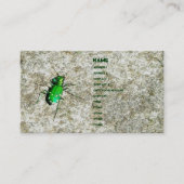 Green Tiger Beetle名刺 名刺 (正面)