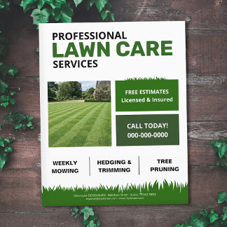 Green Tiles - Lawn Care Services チラシ