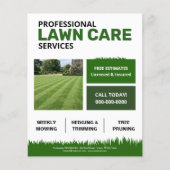 Green Tiles - Lawn Care Services チラシ (正面)