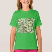 Green tones, Floral Pattern Tシャツ (正面)
