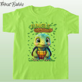 Green Tortoise Cute Turtle Animal Cartoon Graphic Tシャツ