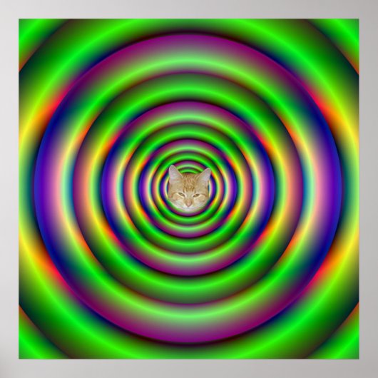 Green Torus Tunnelポスター+ cat ポスター (正面)