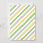 Green Tractor Boy Birthday Invitation 招待状 (裏面)