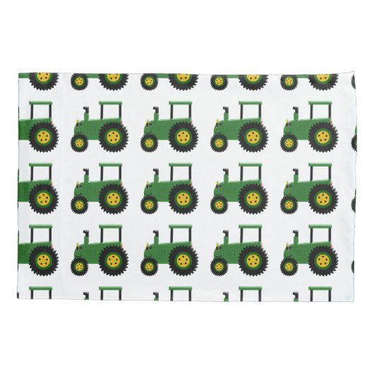 Green Tractor Design 枕カバー (裏面)