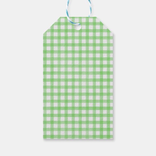 Green Tractor Farm birthday ギフトタグ (裏面)