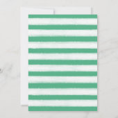 Green Tractor Kids Birthday Invitation 招待状 (裏面)