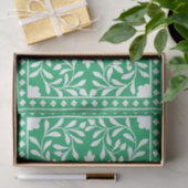 Green Traditional Bone Inlay Decoupage Paper  薄葉紙 (ギフト)