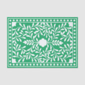 Green Traditional Bone Inlay Decoupage Paper  薄葉紙 (正面)